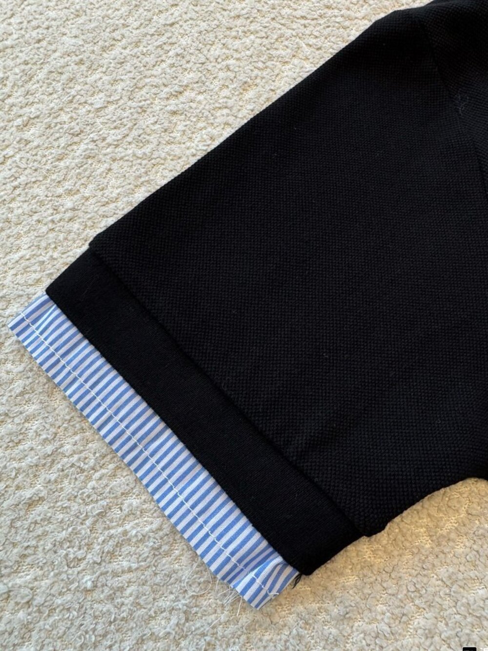 MIUMIU women's short-sleeved polo shirt (with trim at the collar) - Picture 4 of 8